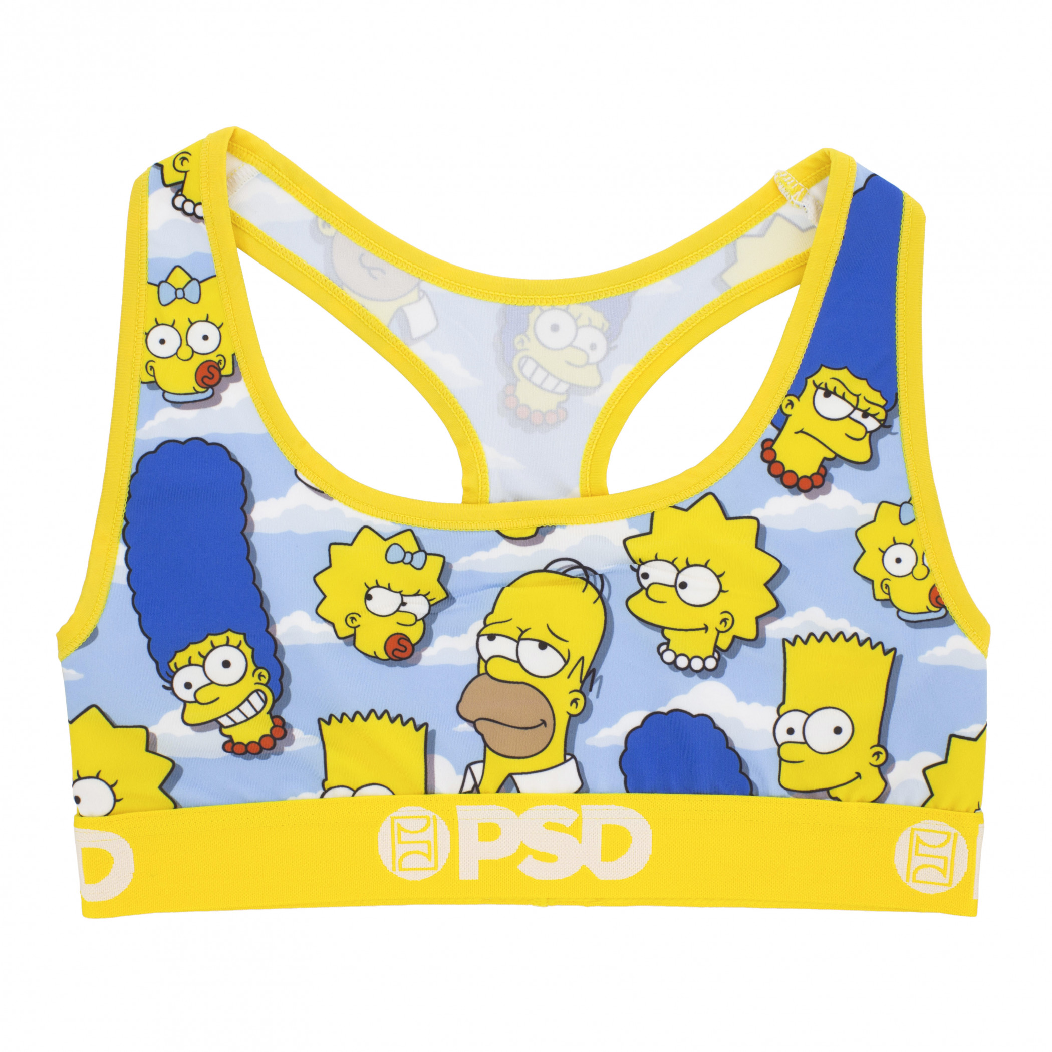 The Simpsons Family High in The Sky PSD Sports Bra